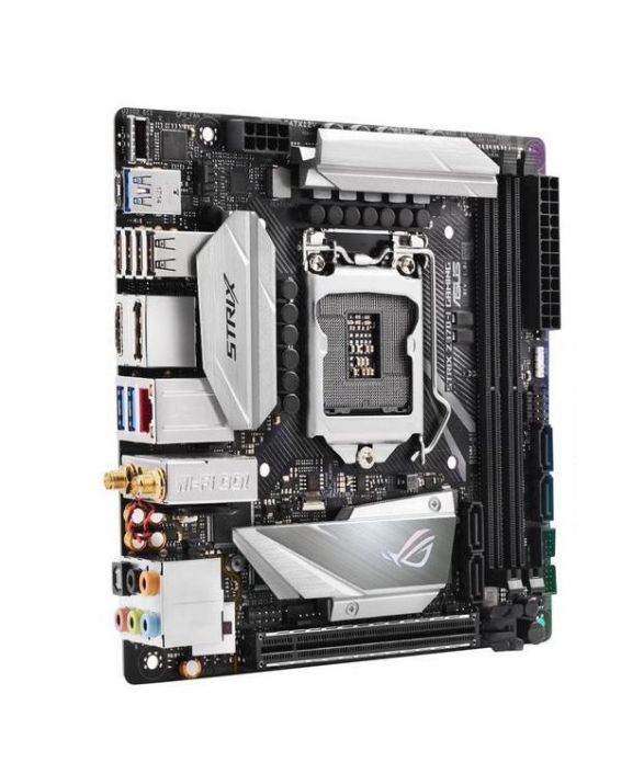 ROG STRIX Z370-I GAMING Asus Socket LGA 1151 Intel Z370 Chipset 8th Generation Core Processors Support DDR4 2x DIMM 4x SATA 6.0Gb/s Mini-ITX Motherboard (Refurbished)
