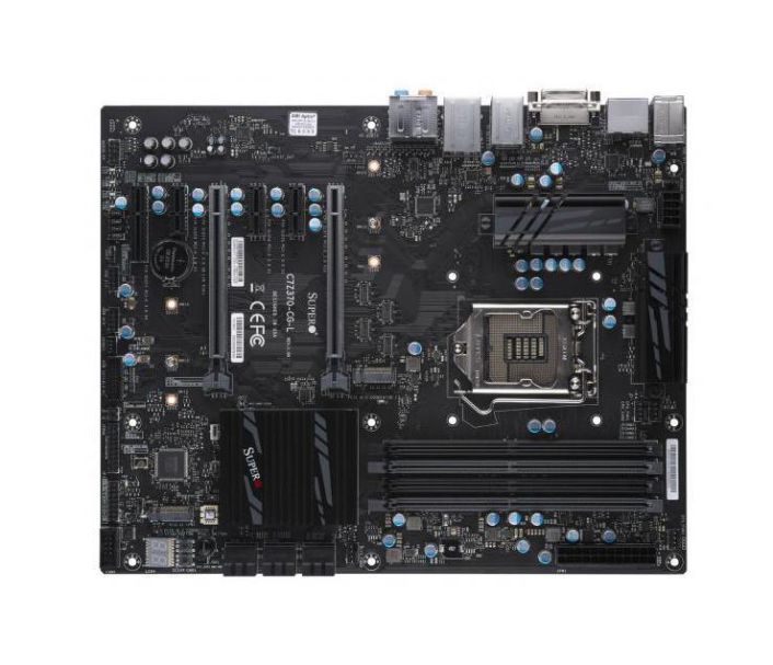 MBD-C7Z370-CG-L SuperMicro C7Z370-CG-L Socket LGA 1151 Intel Z370 Express Chipset 8th Generation Core i7 / i5 / i3 Processors Support DDR4 4x DIMM 6x SATA3 6.0Gb/s ATX Motherboard (Refurbished)