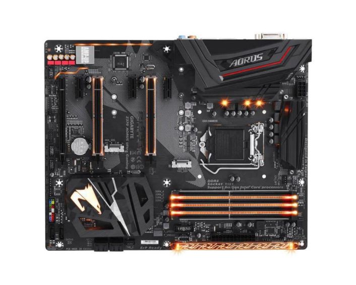 Z370 AORUS Ultra Gaming Gigabyte Socket LGA 1151 Intel Z370 Chipset 8th Generation Core i7 / i5 / i3 Processors Support DDR4 4x DIMM 6x SATA 6.0Gb/s ATX Motherboard (Refurbished)