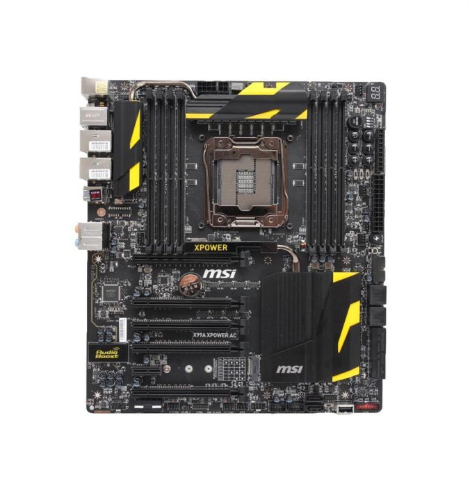 MB-X99APAC MSI X99A XPOWER AC Socket LGA 2011-3 Intel X99 Chipset Core i7 Extreme Edition Processors Support DDR4 8x DIMM 10x SATA 6.0Gb/s Extended-ATX Motherboard (Refurbished)