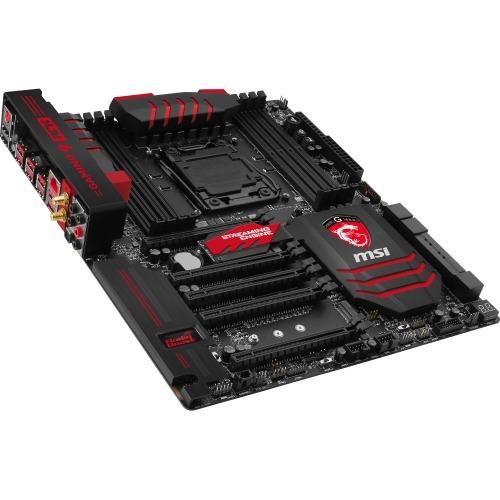 7882-004R MSI X99S GAMING 9 AC Socket LGA 2011-3 Intel X99 Express Chipset Core i7 Extreme Edition Processors Support DDR4 8x DIMM 10x SATA 6.0Gb/s ATX Motherboard (Refurbished)