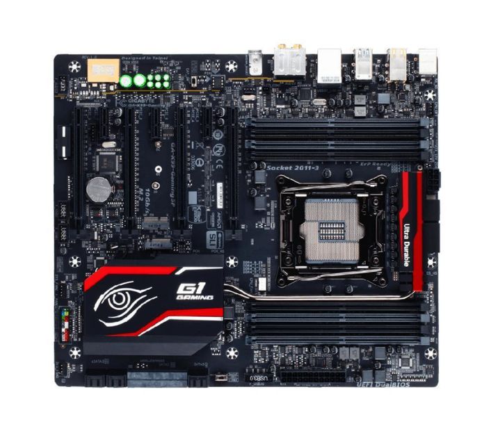 GA-X99-Gaming 5P Gigabyte Socket LGA 2011-3 Intel X99 Express Chipset Xeon E5-1600/E5-2600 v3/v4 Core i7 Processors Support DDR4 8x DIMM 10x SATA 6.0Gb/s Extended-ATX Motherboard (Refurbished)