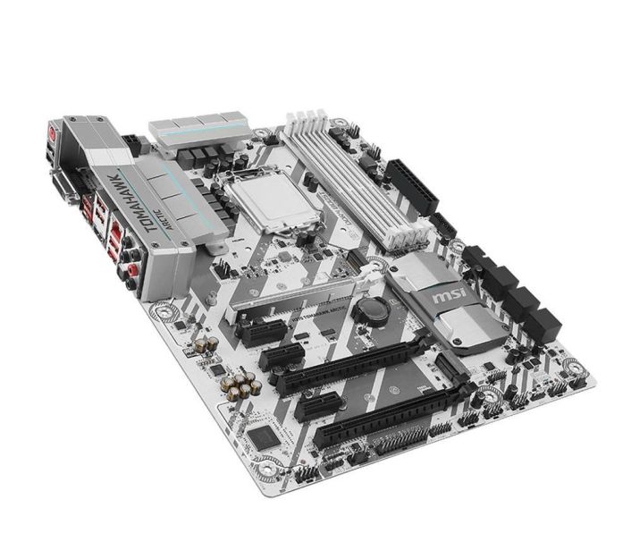 Z270TOMAHAWKARCTIC MSI Socket LGA 1151 Intel Z270 Chipset 7th/6th Generation Core i7 / i5 / i3 / Pentium / Celeron Processors Support DDR4 4x DIMM 6x SATA 6.0Gb/s ATX Motherboard (Refurbished) Z270 TOMAHAWK ARCTIC