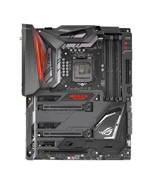 ROG MAXIMUS IX CODE Asus Socket LGA 1151 Intel Z270 Chipset 7th/6th Generation Core i7 / i5 / i3 / Pentium / Celeron Processors Support DDR4 4x DIMM 6x SATA 6.0Gb/s ATX Motherboard (Refurbished)
