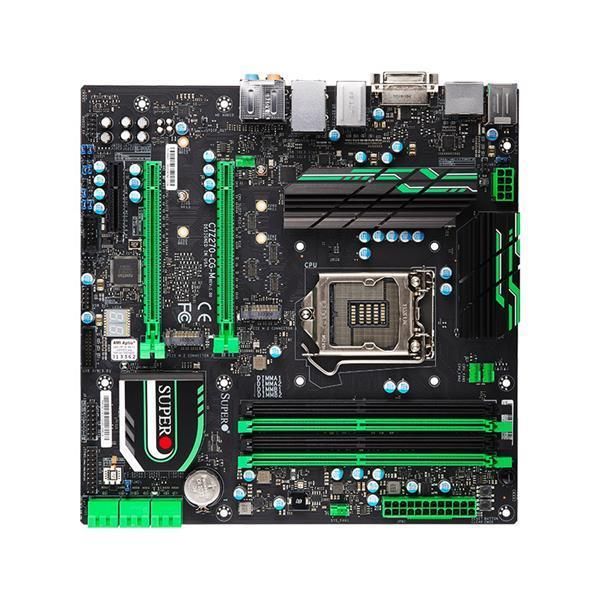 MBD-C7Z270-CG-M SuperMicro Socket LGA 1151 Intel Z270 Express Chipset 6th/7th Generation Core i7 / i5 / i3 / Pentium / Celeron Processors Support DDR4 4x DIMM 6x SATA3 6.0Gb/s Micro-ATX Motherboard (Refurbished)