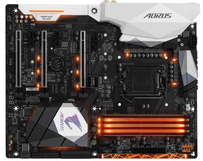 GA-Z270X-Gaming 5 Gigabyte Socket LGA 1151 Intel Z270 Express Chipset 7th/6th Generation Core i7 / i5 / i3 / Pentium / Celeron Processors Support DDR4 4x DIMM 6x SATA 6.0Gb/s ATX Motherboard (Refurbished)