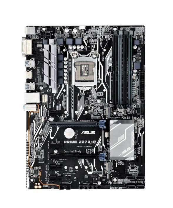 PRIMEZ270P ASUS Socket LGA 1151 Intel Z270 Chipset 7th/6th Generation Core i7 / i5 / i3 / Pentium / Celeron Processors Support DDR4 4x DIMM 4x SATA 6.0Gb/s ATX Motherboard (Refurbished)