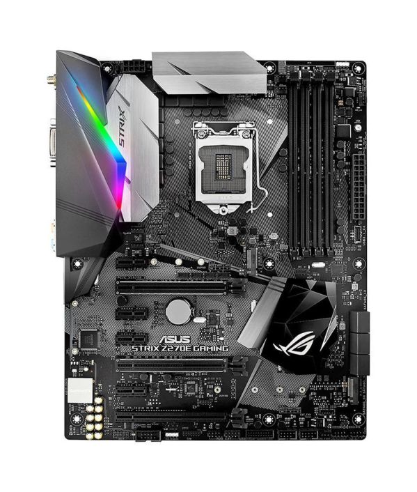 ROG Strix Z270E ASUS Socket LGA 1151 Intel Z270 Chipset 7th/6th Generation Core i7 / i5 / i3 / Pentium / Celeron Processors Support DDR4 4x DIMM 6x SATA 6.0Gb/s ATX Motherboard (Refurbished)