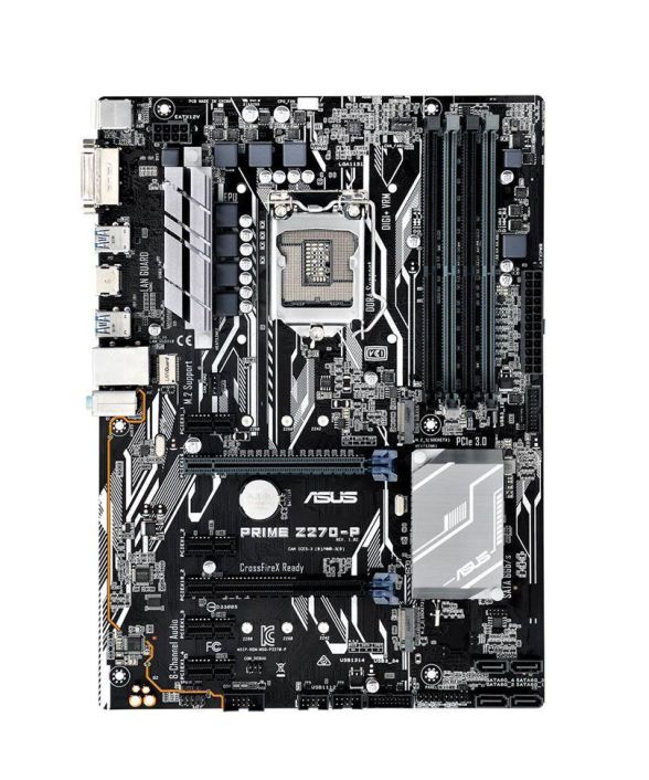 PRIME Z270-P ASUS Socket LGA 1151 Intel Z270 Chipset 7th/6th Generation Core i7 / i5 / i3 / Pentium / Celeron Processors Support DDR4 4x DIMM 6x SATA 6.0Gb/s ATX Motherboard (Refurbished)