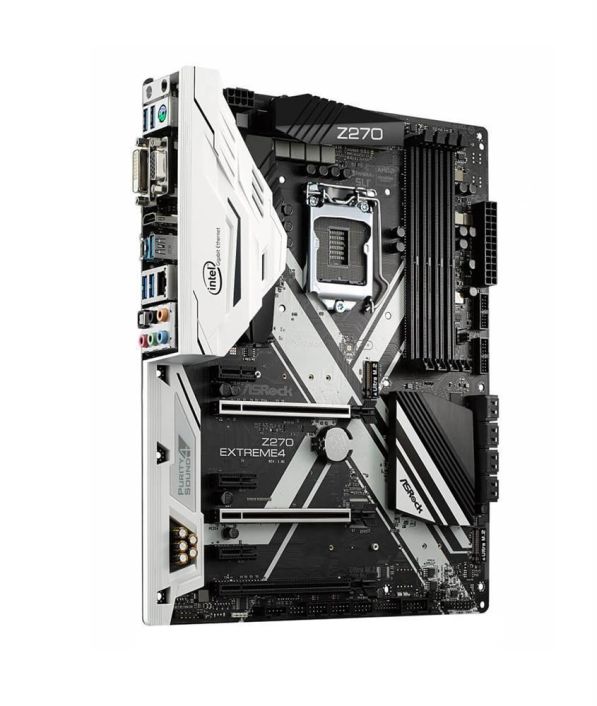 Z270 Extreme4 ASRock Socket LGA 1151 Intel Z270 Chipset 7th/6th Generation Core i7 / i5 / i3 / Pentium / Celeron Processors Support DDR4 4x DIMM 6x SATA 6.0Gb/s ATX Motherboard (Refurbished)