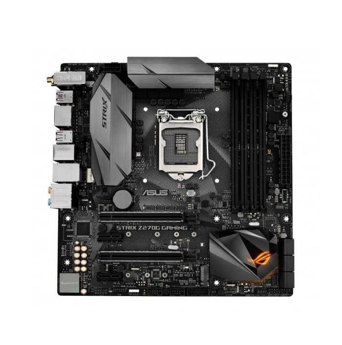 Z270G ASUS ROG STRIX GAMING Socket LGA 1151 Intel Z270 Chipset 7th/6th Generation Core i7 / i5 / i3 / Pentium / Celeron Processors Support DDR4 4x DIMM 6x SATA 6.0Gb/s Micro-ATX Motherboard (Refurbished)