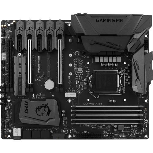 Z270 GAMING M6 AC MSI Socket LGA 1151 Intel Z270 Chipset 7th/6th Generation Core i7 / i5 / i3 / Pentium / Celeron Processors Support DDR4 4x DIMM 6x SATA 6.0Gb/s ATX Motherboard (Refurbished)