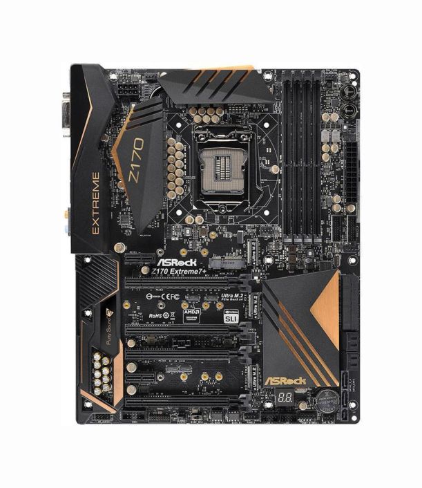 Z270M Extreme4 ASRock Socket LGA 1151 Intel Z270 Chipset 7th/6th Generation Core i7 / i5 / i3 / Pentium / Celeron Processors Support DDR4 4x DIMM 6x SATA3 6.0Gb/s Micro-ATX Motherboard (Refurbished)