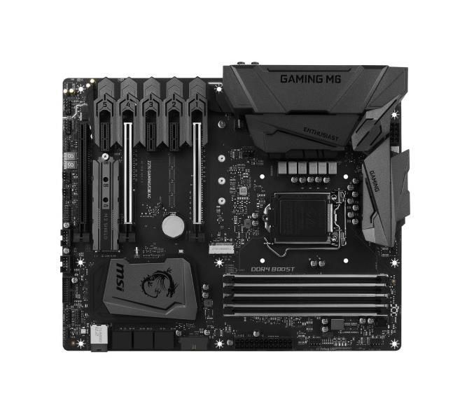 Z270GAMINGM6AC MSI Socket LGA 1151 Intel Z270 Chipset 7th/6th Generation Core i7 / 5 / i3 / Pentium / Celeron Processors Support DDR4 4x DIMM 6x SATA 6.0Gb/s ATX Motherboard (Refurbished) Z270 GAMING M6 AC