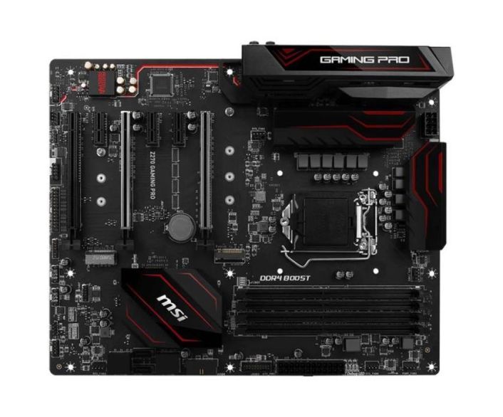 Z270GAMINGPRO MSI Socket LGA 1151 Intel Z270 Chipset 7th/6th Generation Core i7 / i5 / i3 / Pentium / Celeron Processors Support DDR4 4x DIMM 6x SATA 6.0Gb/s ATX Motherboard (Refurbished) Z270 GAMING PRO