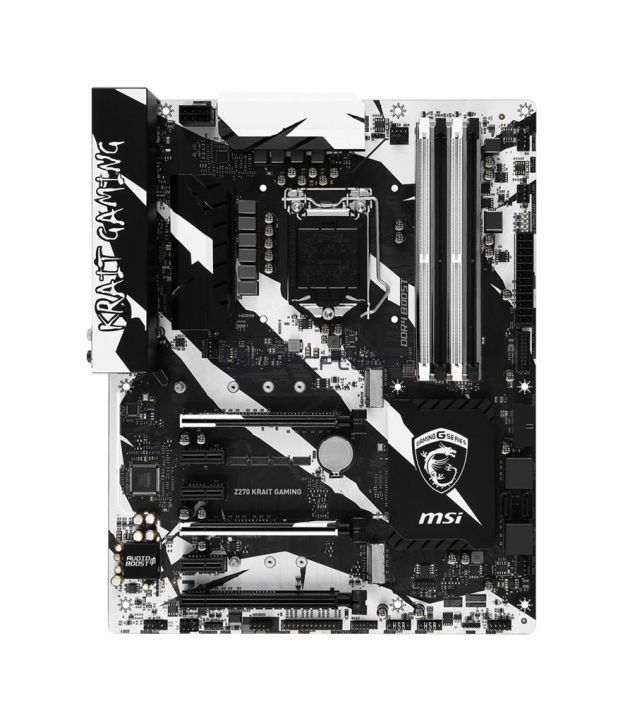 Z270KRAITGAMING MSI Socket LGA 1151 Intel Z270 Chipset 7th/6th Generation Core i7 / 5 / i3 / Pentium / Celeron Processors Support DDR4 4x DIMM 6x SATA 6.0Gb/s ATX Motherboard (Refurbished)
