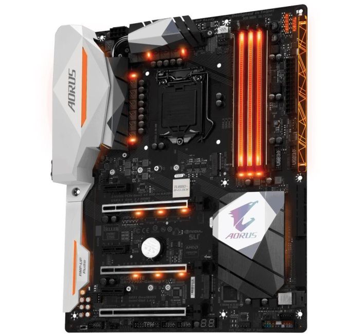 GA-Z270X-Gaming K7 Gigabyte Socket LGA 1151 Intel Z270 Express Chipset Core i7 / i5 / i3 / Pentium / Celeron Processors Support DDR4 4x DIMM 6x SATA 6.0Gb/s ATX Motherboard (Refurbished)
