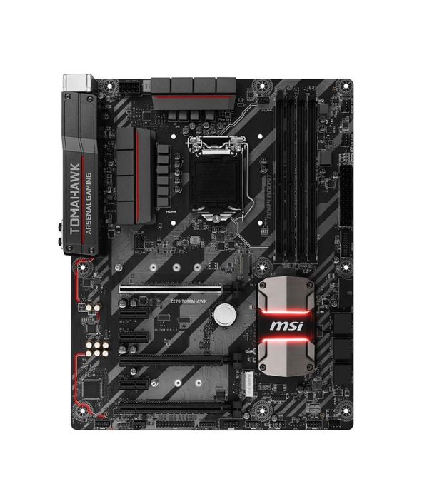 Z270 TOMAHAWK MSI Socket LGA 1151 Intel Z270 Chipset 7th/6th Generation Core i7 / i5 / i3 / Pentium / Celeron Processors Support DDR4 4x DIMM 6x SATA 6.0Gb/s ATX Motherboard (Refurbished)