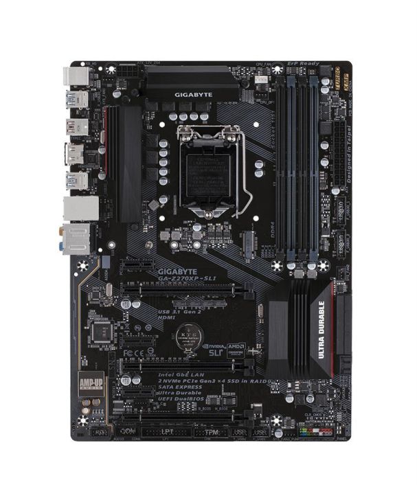 GA-Z270XP-SLI(rev.1.0) Gigabyte Socket LGA 1151 Intel Z270 Express Chipset 7th/6th Generation Core i7 / i5 / i3 / Pentium / Celeron Processors Support DDR4 4x DIMM 6x SATA 6.0Gb/s ATX Motherboard (Refurbished) GA-Z270XP-SLI (rev. 1.0)