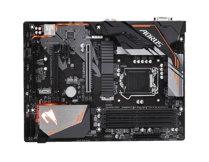 B360 AORUS GAMING 3 WIFI Gigabyte Socket LGA 1151 Intel B360 Express Chipset 9th/8th Generation Core i9 / i7 / i5 / i3 / Pentium / Celeron Processors Support DDR4 4x DIMM 6x SATA 6.0Gb/s ATX Motherboard (Refurbished)