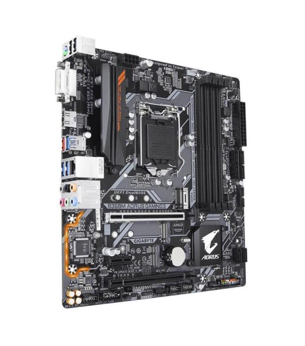 B360MAORUSGAMING3(rev.1.0) Gigabyte Socket LGA 1151 Intel B360 Express Chipset 8th Generation Core i7 / i5 / i3 / Pentium / Celeron Processors Support DDR4 4x DIMM 6x SATA 6.0Gb/s Micro-ATX Motherboard (Refurbished) B360M AORUS GAMING 3 (rev. 1.0)