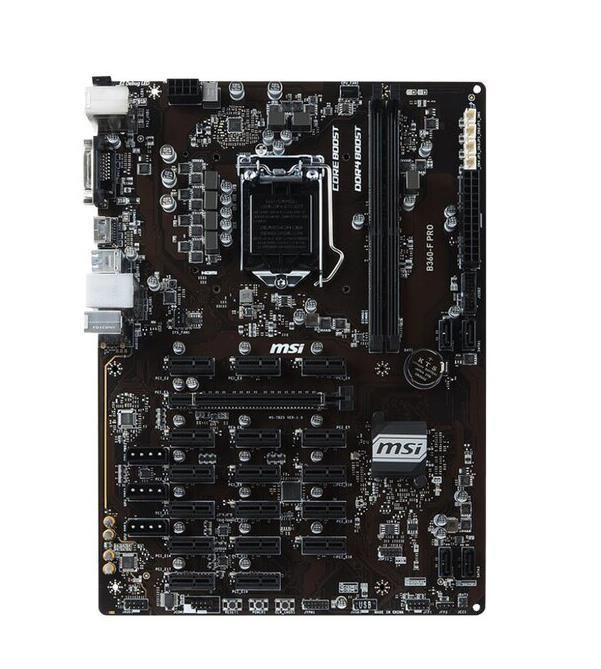 B360FPRO MSI B360-F PRO LGA 1151 Intel B360 Chipset 8th Generation Core / Pentium / Celeron Processors Support DDR4 2x DIMM 4x SATA 6.0Gb/s ATX Motherboard (Refurbished)