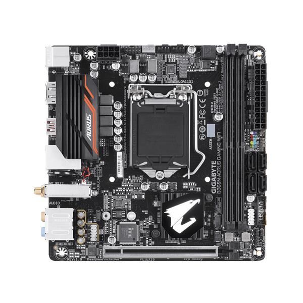 B360N AORUS GAMING WIFI Gigabyte Socket LGA 1151 Intel B360 Express Chipset 8th Generation Core i7 / i5 / i3 / Pentium / Celeron Processors Support DDR4 2x DIMM 4x SATA 6.0Gb/s Mini-ITX Motherboard (Refurbished)
