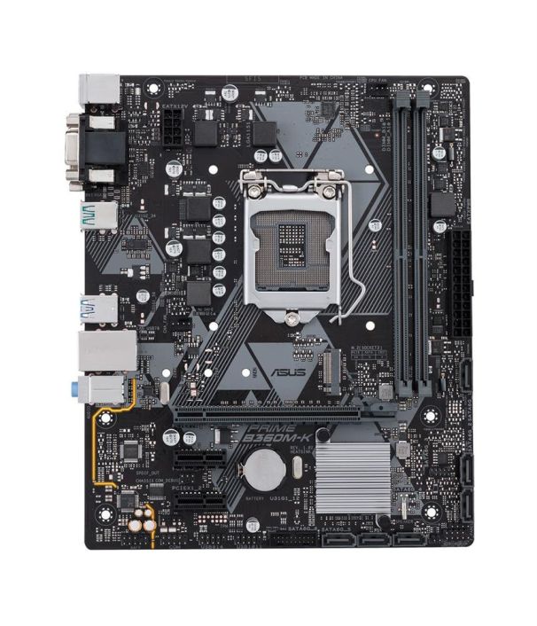 PRIME B360M-K ASUS Socket LGA 1151 Intel B360 Chipset 8th Generation Core i7 / i5 / i3 / Pentium / Celeron Processors Support DDR4 2x DIMM 6x SATA 6.0Gb/s Micro-ATX Motherboard (Refurbished)