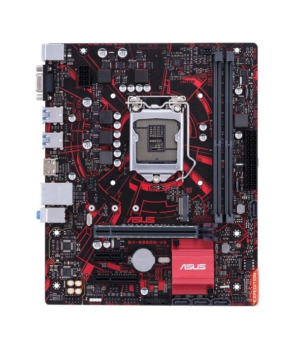 EX-B360M-V5 ASUS Socket LGA 1151 Intel B360 Chipset 8th Generation Core i7 / i5 / i3 / Pentium / Celeron Processors Support DDR4 2x DIMM 4x SATA 6.0Gb/s Micro-ATX Motherboard (Refurbished)