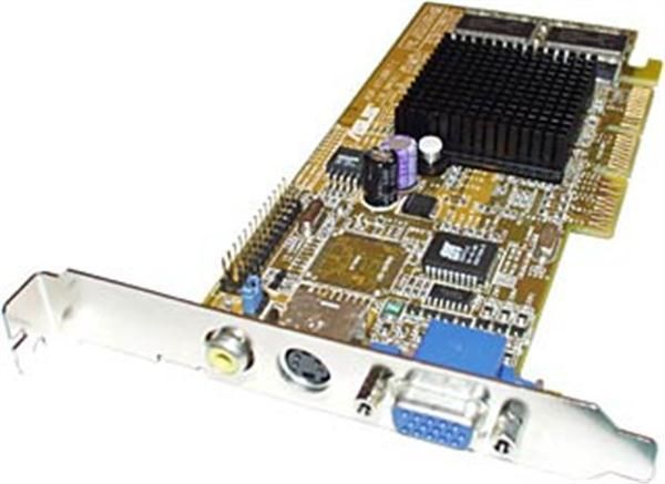 V7100M-LP ASUS Nvidia GeForce2 MX200 32MB AGP 4x Video Graphics Card