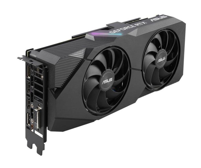 DUAL-RTX2060S-A8G-EVO ASUS Nvidia GeForce RTX 2060 SUPER 8GB GDDR6 256-Bit 2x HDMI / 2x DisplayPort / DVI-D / HDCP Support PCI-Express 3.0 Video Graphics Card