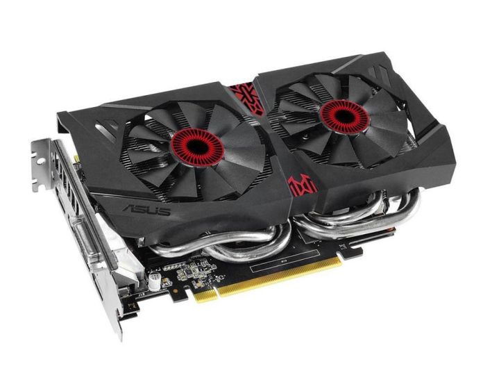 90YV07Q0-M0NA00 ASUS STRIX-GTX960-DC2OC-4GD5 Nvidia GeForce GTX 960 4GB GDDR5 128-Bit HDMI / DisplayPort / DVI-I PCI-Express 3.0 Video Graphics Card