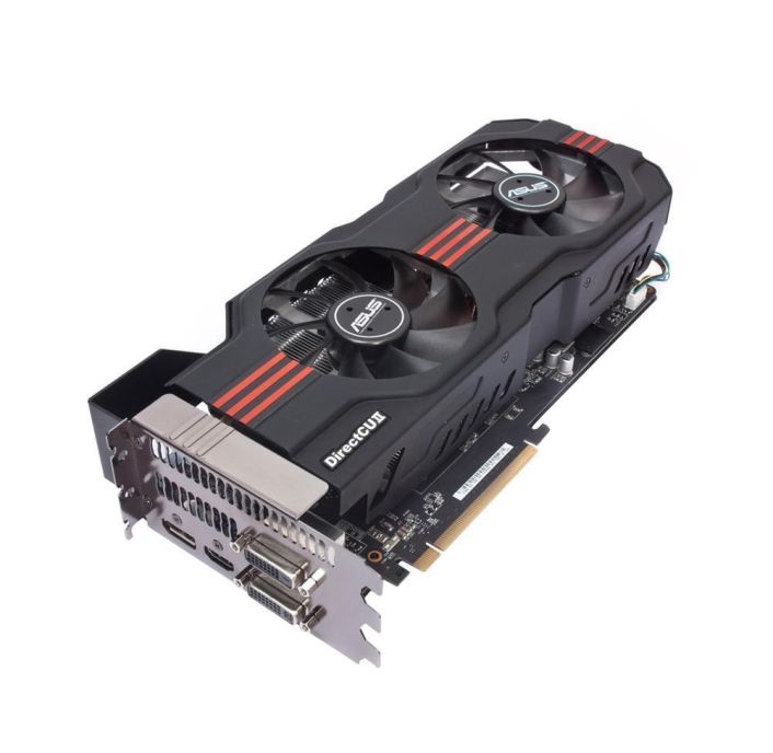 GTX680-DC2T-2GD5 ASUS Nvidia GeForce GTX 680 2GB GDDR5 256-Bit HDMI / DisplayPort / Dual DVI / HDCP Ready SLI Support PCI-Express 3.0 x16 Video Graphics Card
