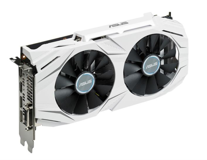 DUAL-GTX1060-O6G ASUS GeForce GTX 1060 6GB GDDR5 192-Bit 2x HDMI / 2x DisplayPort / DVI-D PCI Express 3.0 Video Graphics Card