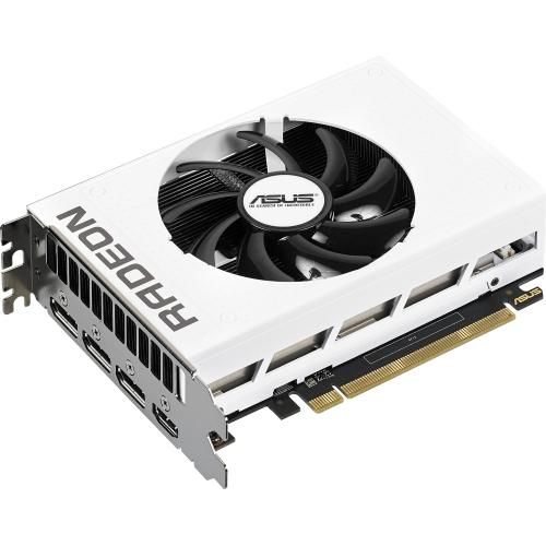 90YV08Z0-M0NA00 ASUS R9NANO-4G-WHITE AMD Radeon R9 Nano 4GB HBM 4096-Bit HDMI / 3x DisplayPort / HDCP Support PCI-Express 3.0 Video Graphics Card