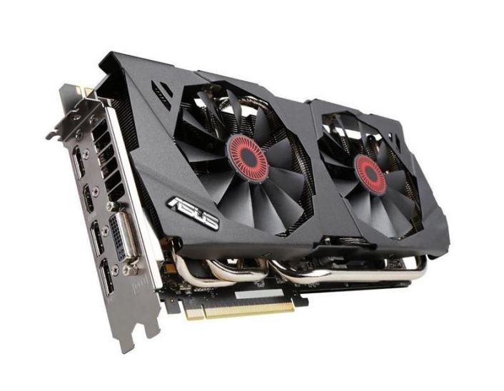 STRIX-GTX980-DC2-4GD5 ASUS Nvidia GeForce GTX 980 4GB GDDR5 256-Bit HDMI / 3x DisplayPort / DVI / HDCP Support PCI-Express 3.0 Video Graphics Card
