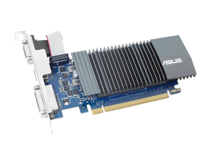 GT710-SL-2GD5 ASUS Nvidia GeForce GT 710 2GB GDDR5 64-Bit HDMI / DVI-D / D-Sub / HDCP Support PCI-Express 2.0 Video Graphics Card