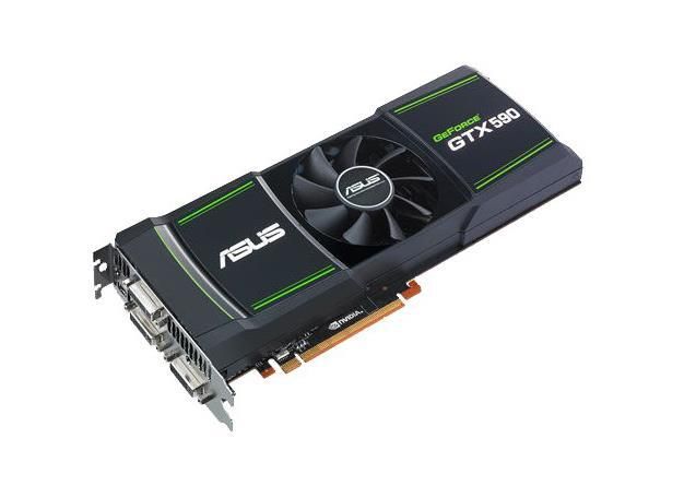 ENGTX590 ASUS/3DIS/3GD5 GeForce GTX590 3GB GDDR5 384-Bit PCI Express 2.0 x16 Video Graphics Card