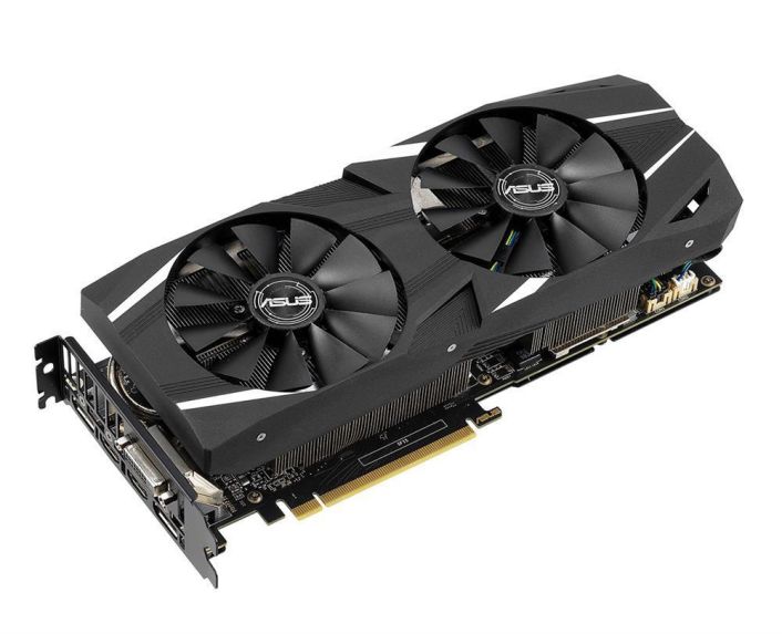 DUAL-RTX2060-6G-EVO ASUS Nvidia GeForce RTX 2060 6GB GDDR6 192-Bit 2x HDMI / DisplayPort / DVI-D / HDCP PCI-Express 3.0 Video Graphics Card