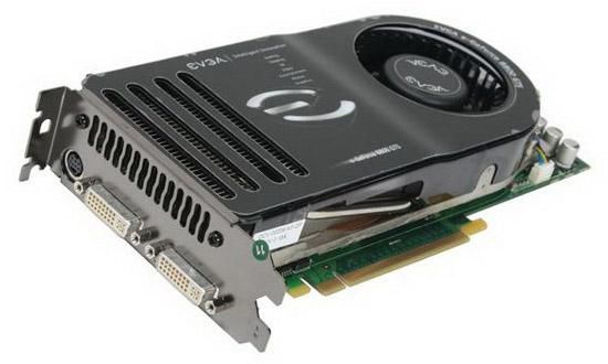 640-P2-N829-AR EVGA GeForce 8800 GTS SSC Edition 640MB GDDR3 320-Bit PCI Express x16 Dual DVI/ HDTV/ S-Video Out Video Graphics Card