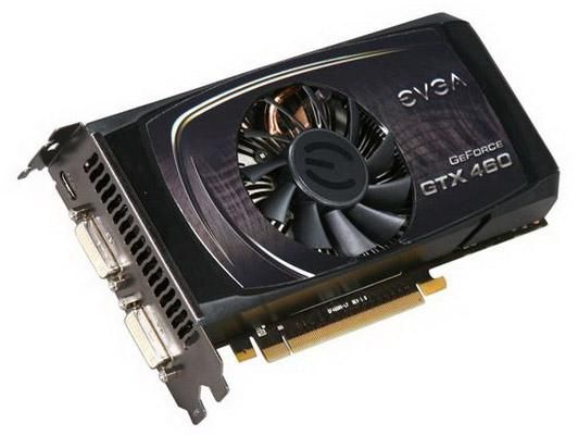 01G-P3-1377-TR EVGA GeForce GTX460 FTW 1GB 256-Bit GDDR5 PCI Express 2.0 x16 Dual DVI/ mini-HDMI Video Graphics Card
