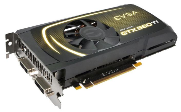 01G-P3-1563-KR EVGA Nvidia GeForce GTX 560 Ti SuperClocked 1GB GDDR5 256-Bit Mini HDMI / Dual DVI / HDCP Ready SLI Support PCI-Express 2.0 x16 Video Graphics Card
