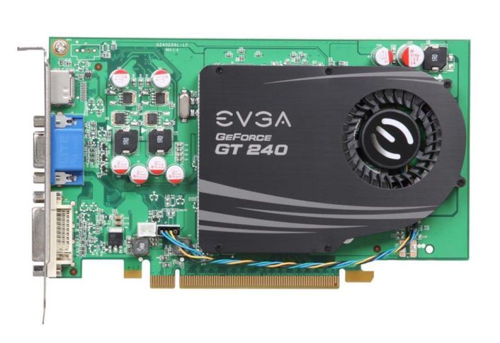 01G-P3-1236-LR EVGA Nvidia GeForce GT240 1GB DDR3 128-Bit DVI / VGA / HDMI PCI-Express 2.0 x16 Video Graphics Card