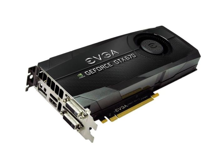 02G-P4-2676-L1 EVGA Nvidia GeForce GTX 670 2GB GDDR5 HDMI / DVI-I / DVI-D / HDMI / Display-Port / SLI Support PCI-Express 3.0 x16 Video Graphics Card