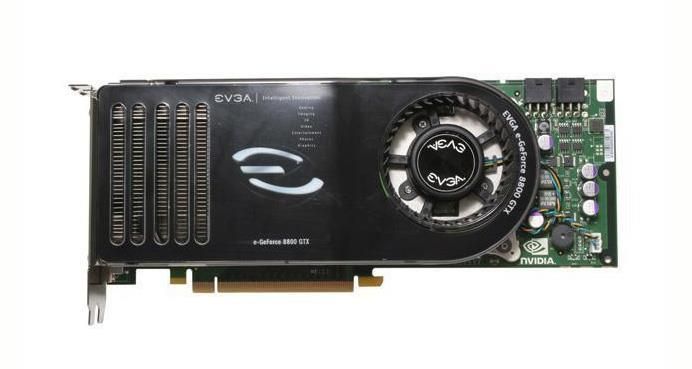 768-P2-N835-AR EVGA GeForce 8800 GTX SuperClocked 768MB DDR3 384-Bit Dual DVI/ TV Out/ HDTV PCI-Express Video Graphics Card