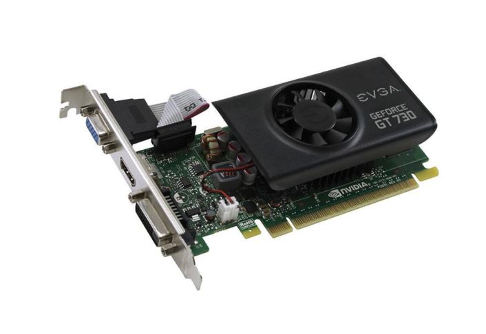 01GP33731LA EVGA Nvidia GeForce GT 730 1GB GDDR5 64-Bit PCI-Express 2.0 HDMI / DVI-D Low Profile Video Graphics Card