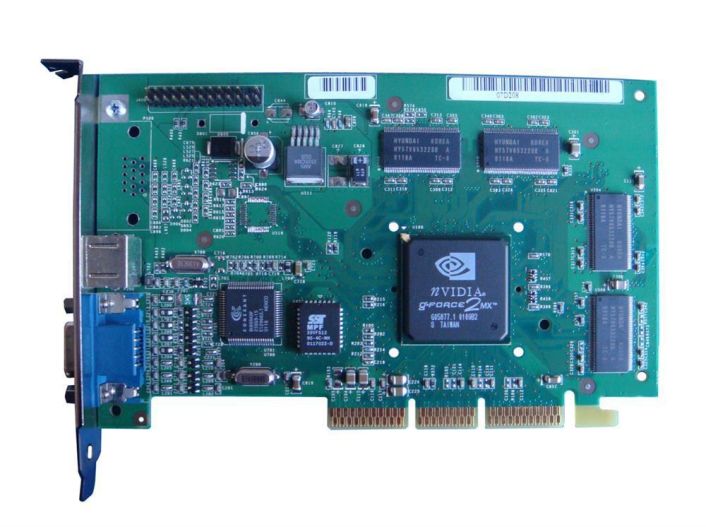 07D208-44571 Nvidia 32MB Agp Video Graphics Card With Vga and S-video Outputs
