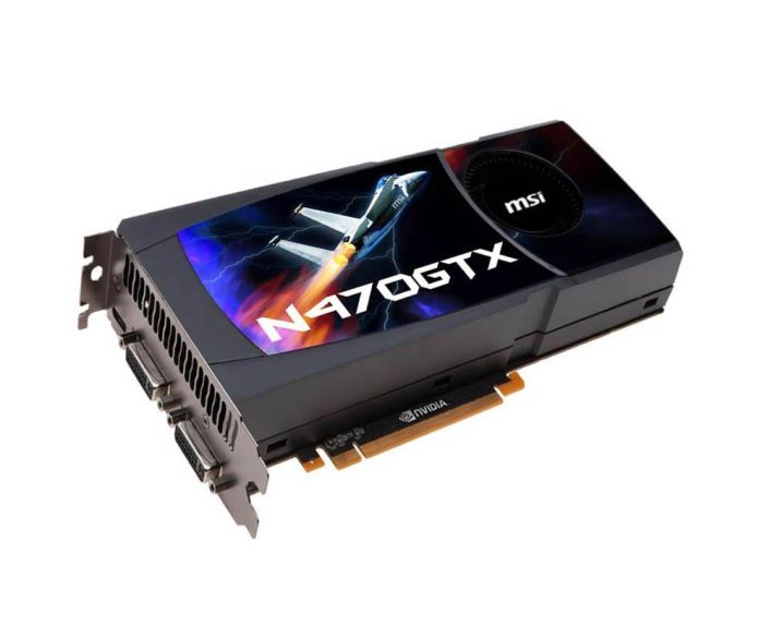 N470GTX-M2D12-B-A1 MSI N470GTX-M2D12 MSI Nvidia GeForce GTX 470 1280MB GDDR5 320-Bit Dual DVI / D-Sub / Mini HDMI / HDCP Support PCI-Express 2.0 x16 Video Graphics Card
