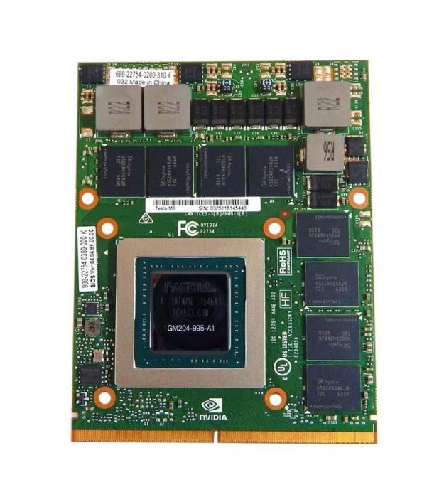 900-22754-0000-000 Nvidia Tesla M6 8GB GDDR5 PCI-Express 3.0 x16 Video Graphics Card