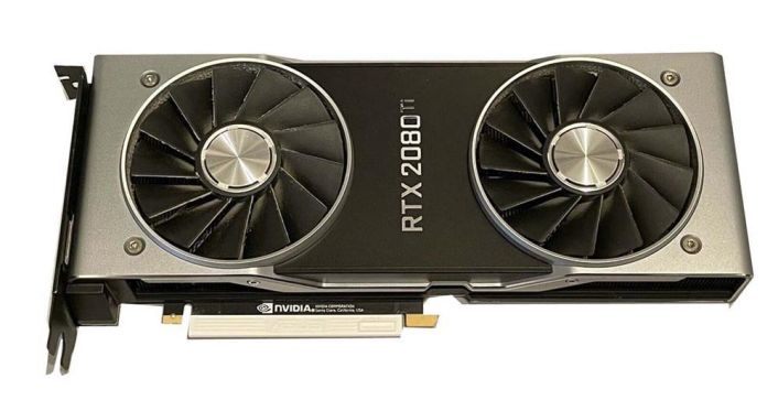 9001G1502530000 Nvidia 11GB GeForce RTX 2080 Ti Founders Edition PCI Express 4.0 x1 Video Graphics Card